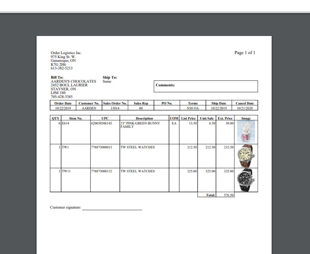 OrderStream OMS Web App