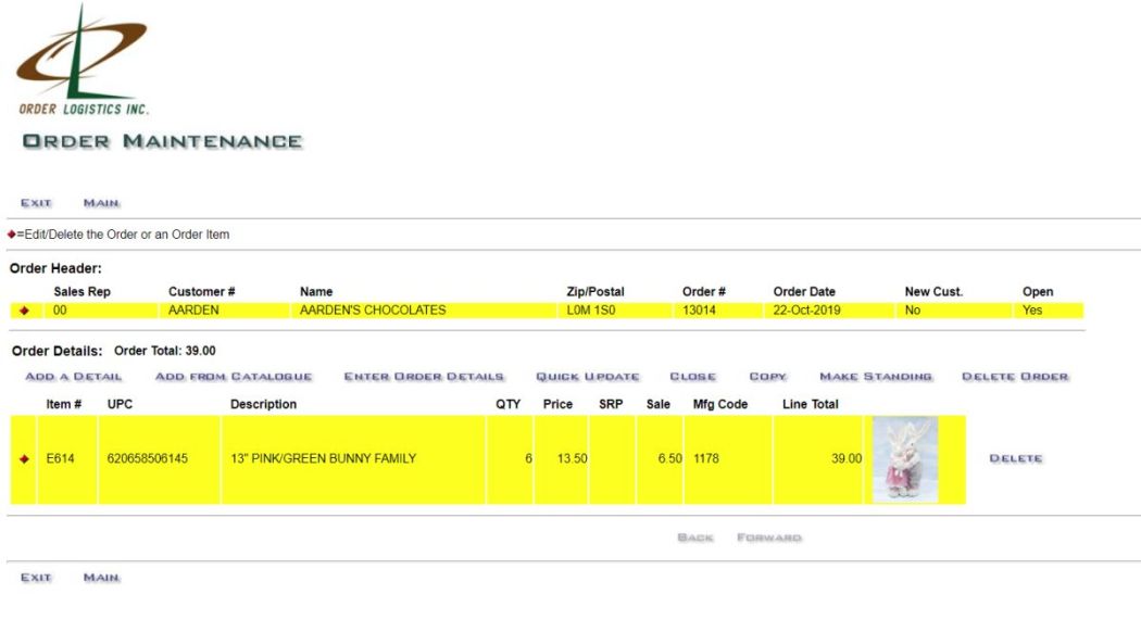 OrderStream OMS Web App