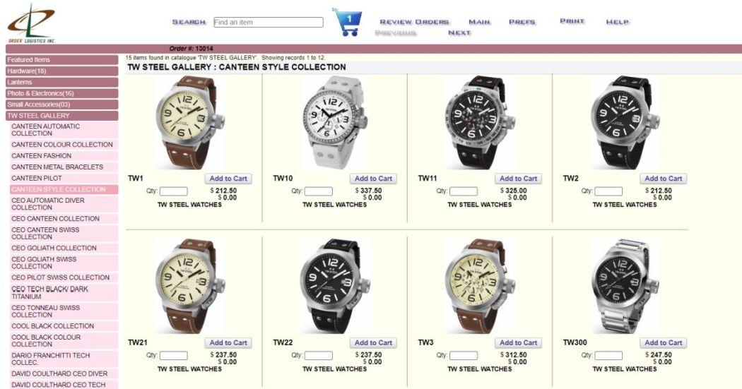 OrderStream OMS Web App