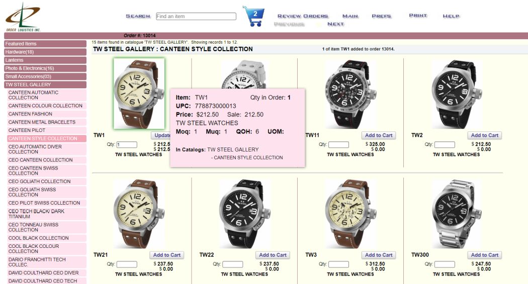 OrderStream OMS Web App